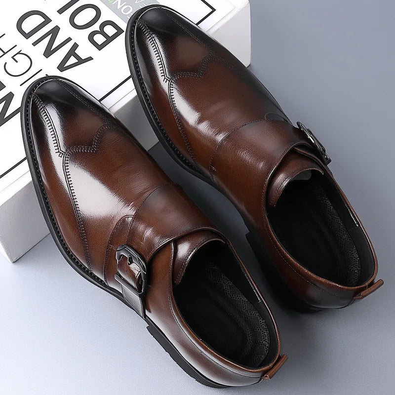 Men's Vegan Leather Dress Shoes | All-Day Comfort Fit for Formal Occasions 2