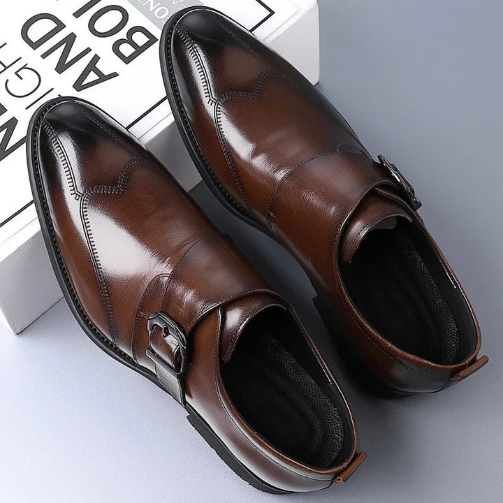 Men's Vegan Leather Dress Shoes | All-Day Comfort Fit for Formal Occasions 2