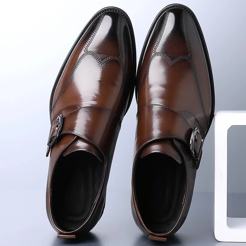 Men's Vegan Leather Dress Shoes | All-Day Comfort Fit for Formal Occasions 4