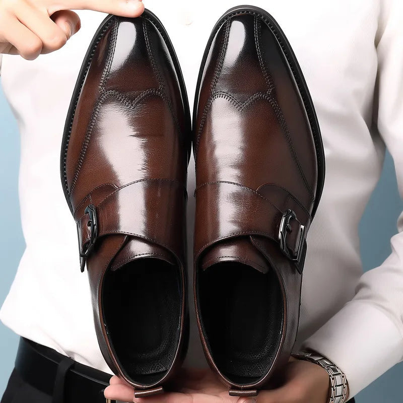 Men's Vegan Leather Dress Shoes | All-Day Comfort Fit for Formal Occasions 5