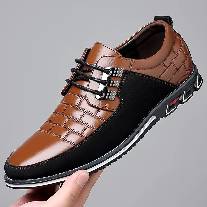Men's Vegan Leather Hybrid Oxford Shoes | Sleek All-Day Comfort Design 1