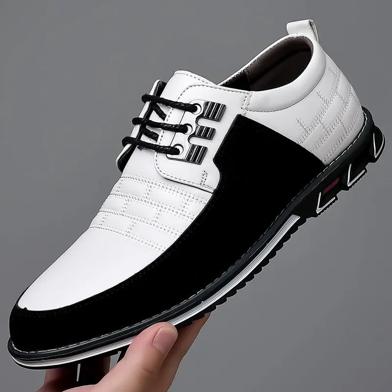Men's Vegan Leather Hybrid Oxford Shoes | Sleek All-Day Comfort Design 3