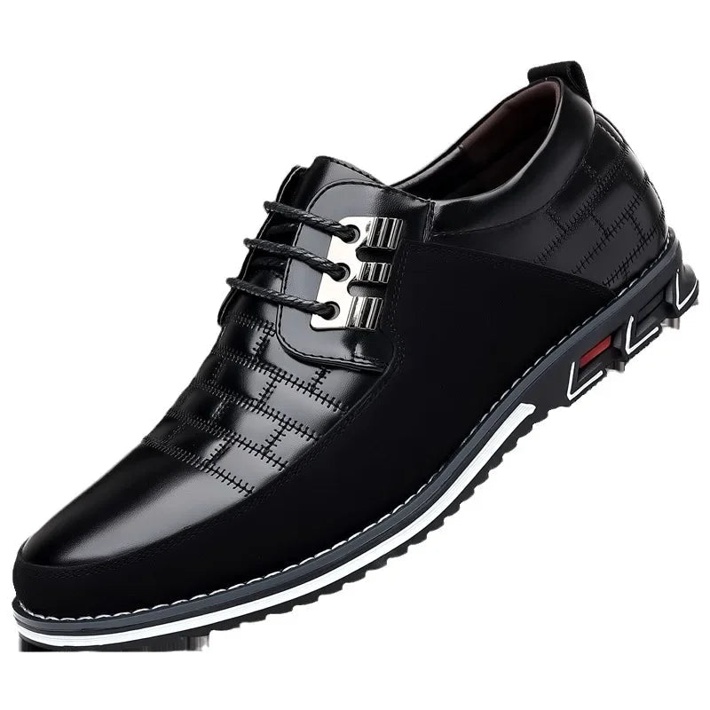 Men's Vegan Leather Hybrid Oxford Shoes | Sleek All-Day Comfort Design 4