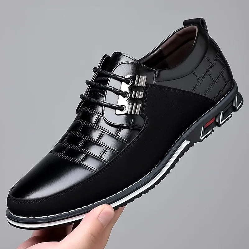 Men's Vegan Leather Hybrid Oxford Shoes | Sleek All-Day Comfort Design 5