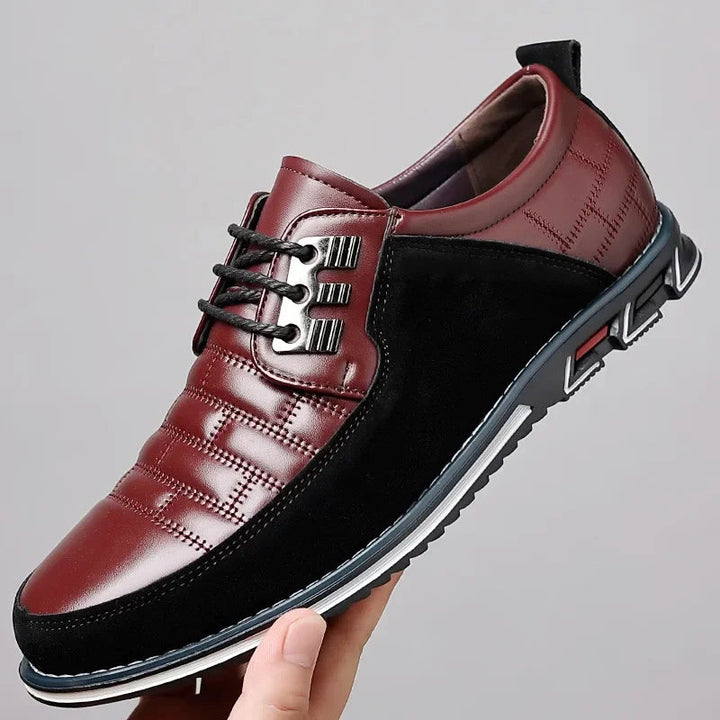 Men's Vegan Leather Hybrid Oxford Shoes | Sleek All-Day Comfort Design 7