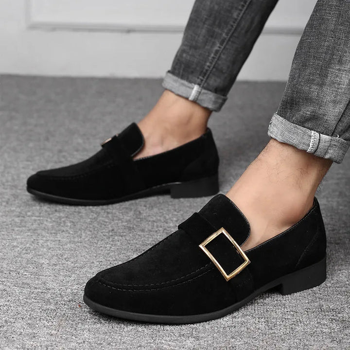 Men's Vegan Suede Loafers | Tailored Comfort with Bold Elegance 1