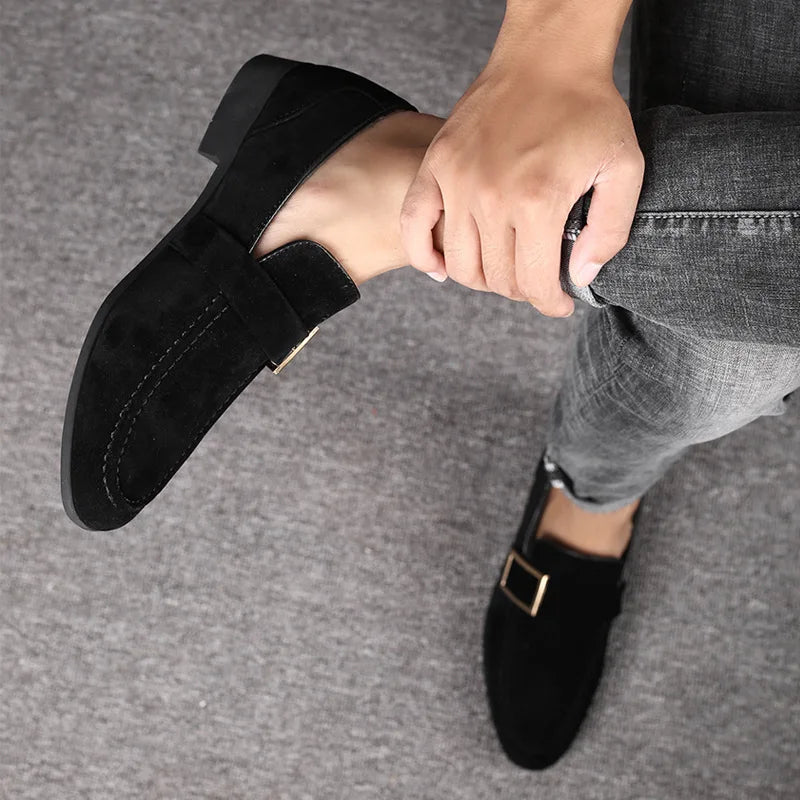 Men's Vegan Suede Loafers | Tailored Comfort with Bold Elegance 2