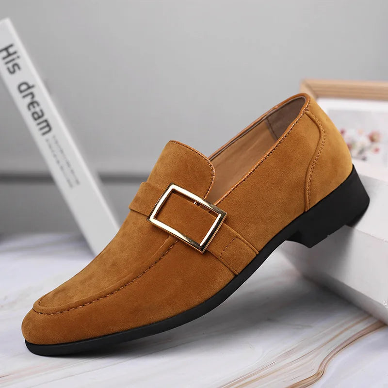 Men's Vegan Suede Loafers | Tailored Comfort with Bold Elegance 3