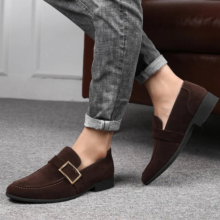 Men's Vegan Suede Loafers | Tailored Comfort with Bold Elegance 4
