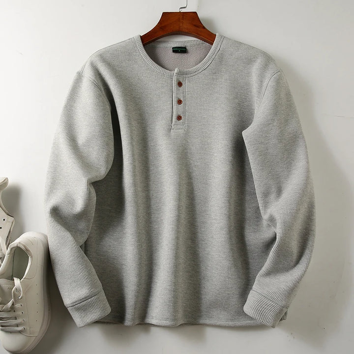 Men's Velvet Long Sleeve T-Shirt | Thickened Winter Comfort Style 4