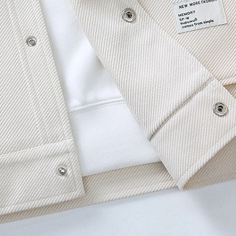 Men's Vintage Loose Fit Jackets | Comfortable Structured Spring Essential 4