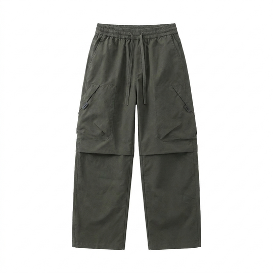 Men's waterproof cargo pants with outdoor utility storage