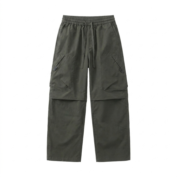 Men's waterproof cargo pants with outdoor utility storage