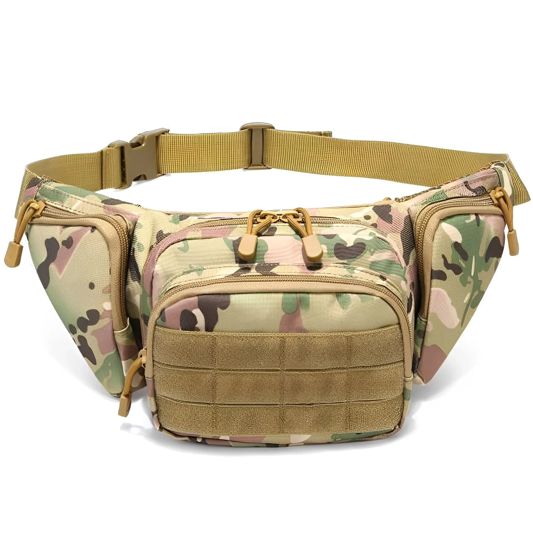Men's Waterproof Nylon Fanny Pack | Versatile Outdoor Utility Design 6