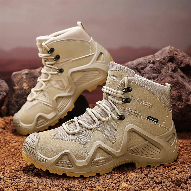 Men's Waterproof Tactical Combat Boots | Durable All-Day Outdoor Comfort 0