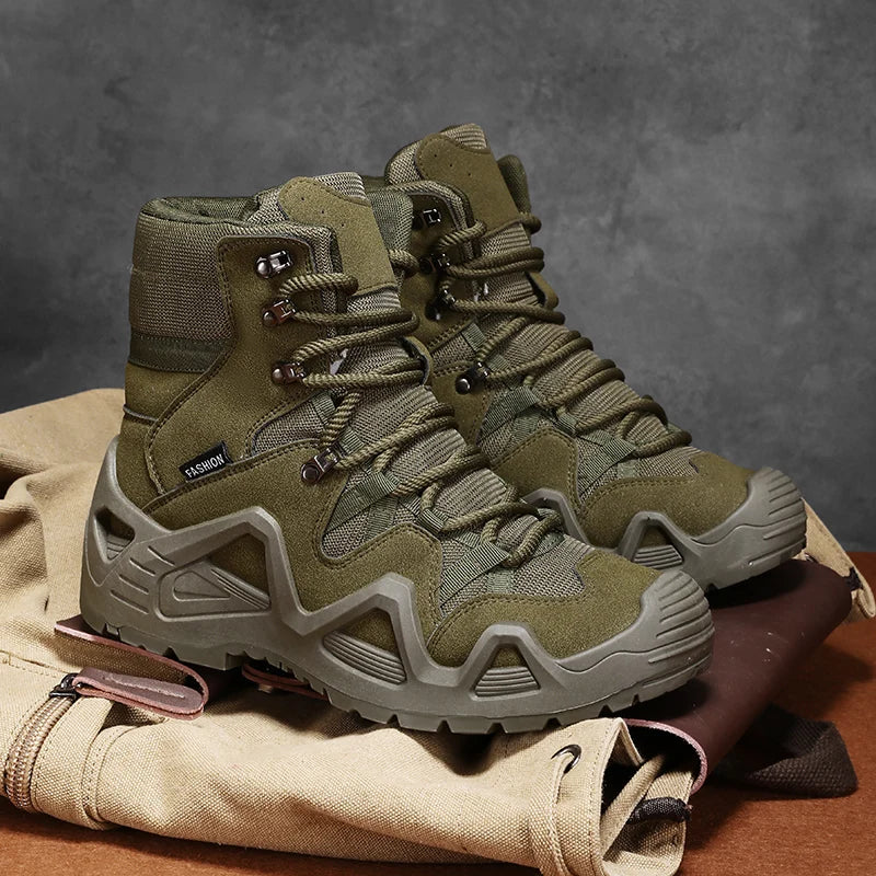 Men's Waterproof Tactical Combat Boots | Durable All-Day Outdoor Comfort 10