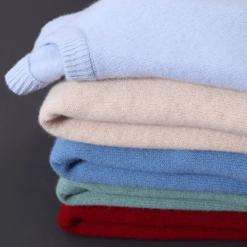 Men's Wool Blend Crew Pullover | Refined Cold Weather Essential 8