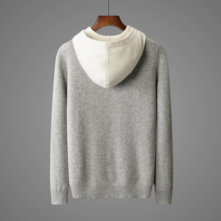 Men's Wool Blend Pullover Hoodie | Soft Breathable Everyday Comfort 2