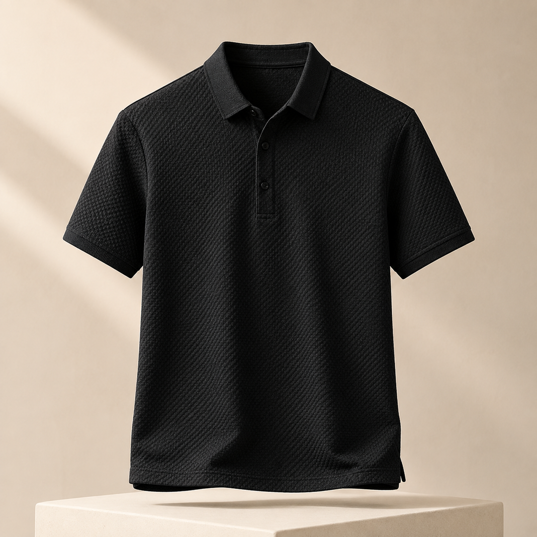 Mercer Textured Knit Polo