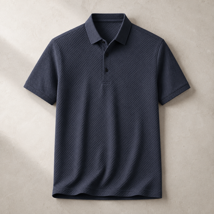 Mercer Textured Knit Polo