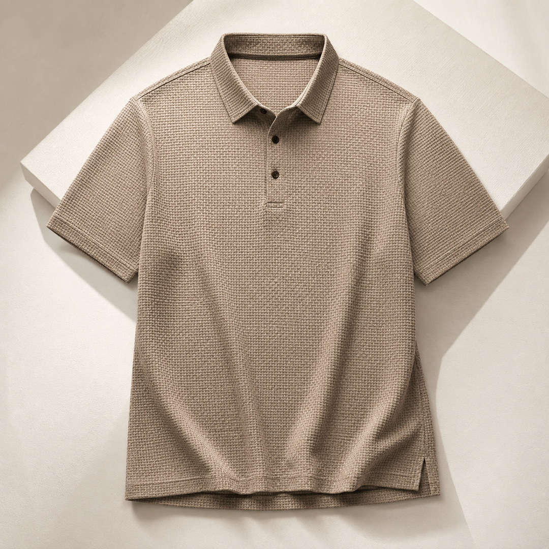 Mercer Textured Knit Polo
