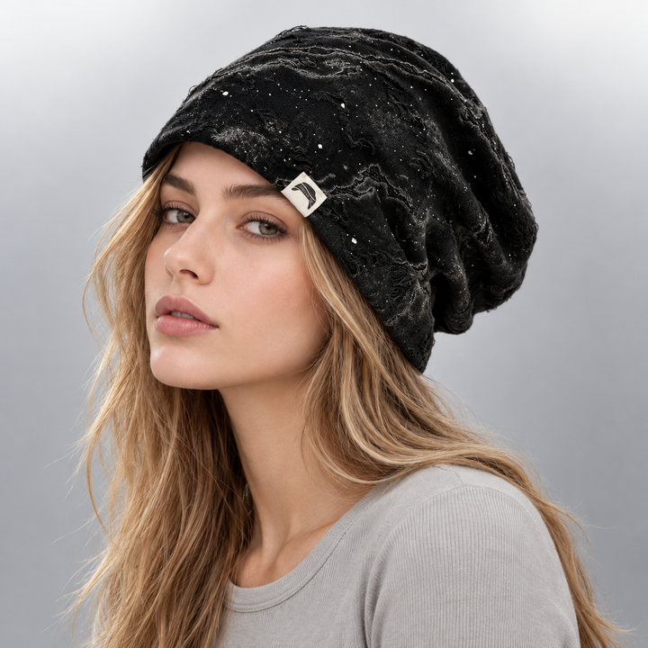 Norelle Marbled Slouch Beanie