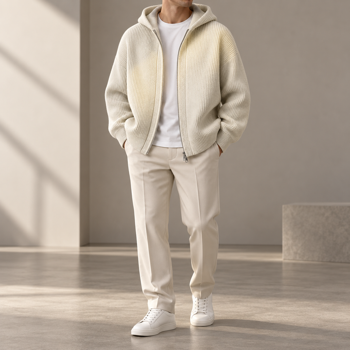 Northmere Ribbed Hood Cardigan