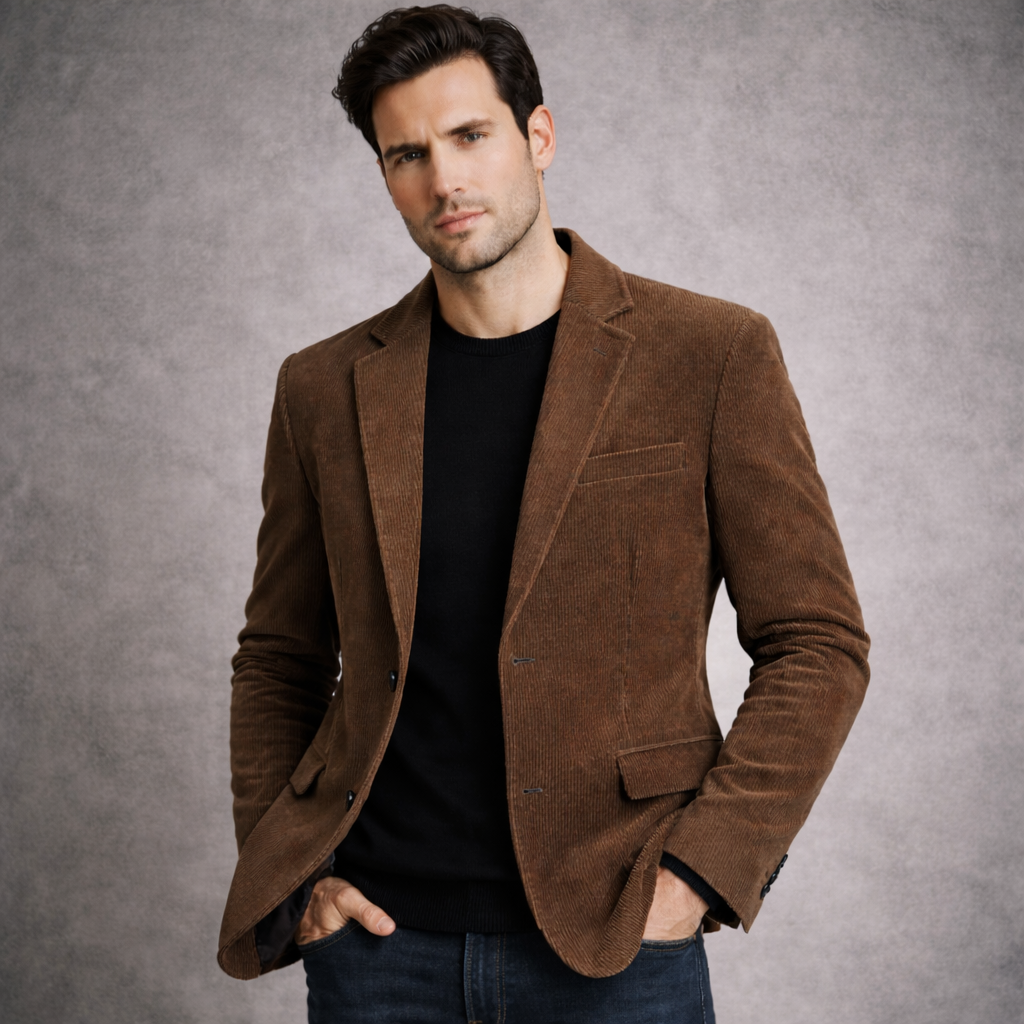 Ridgeway Corduroy Knit Blazer