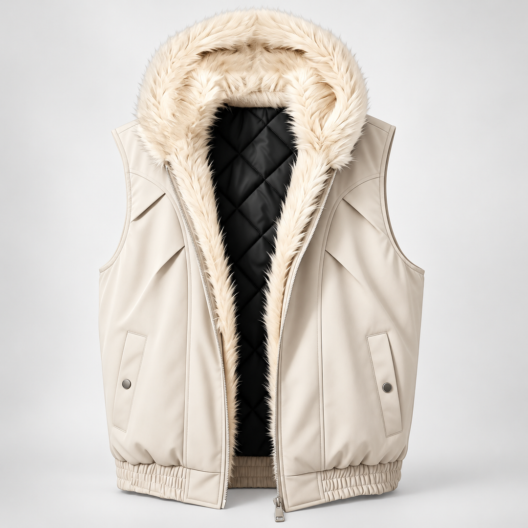 Ravencroft Faux Fur Hood Vest