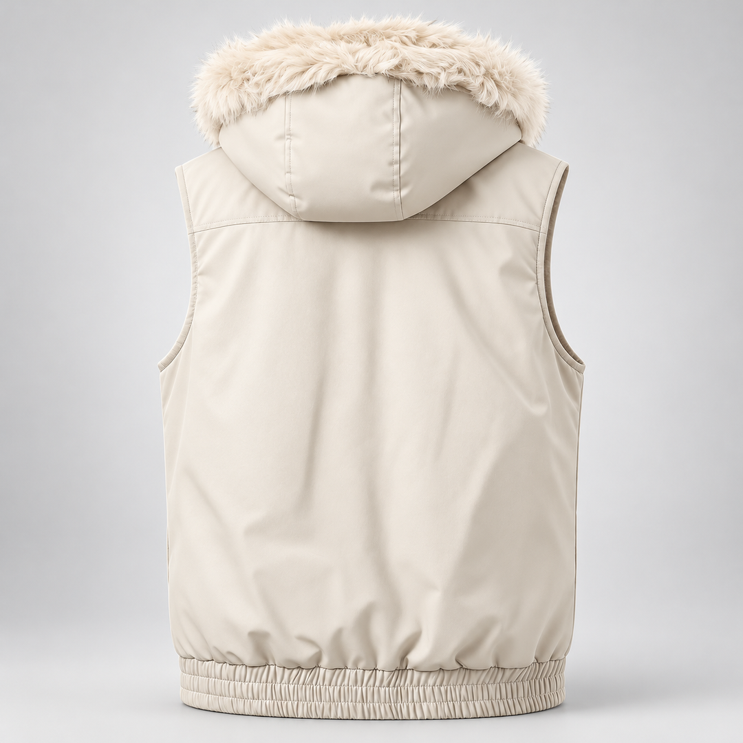 Ravencroft Faux Fur Hood Vest