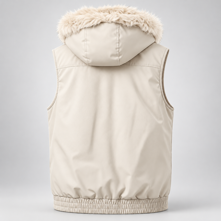 Ravencroft Faux Fur Hood Vest