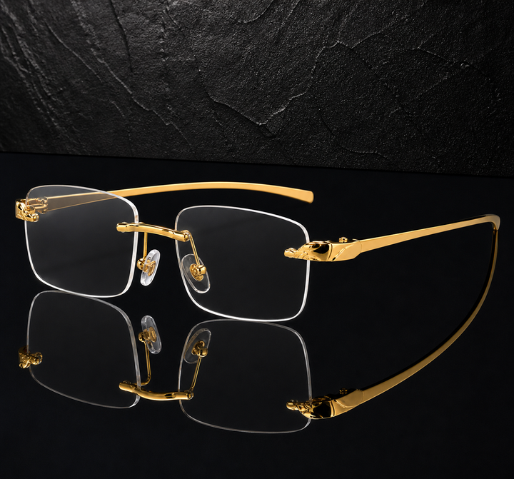 Rimless Square Sunglasses | Lightweight Minimalist Style