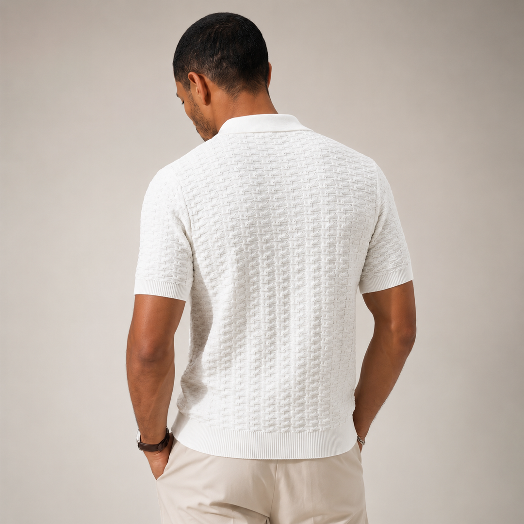 Santoro Waffle Knit Polo