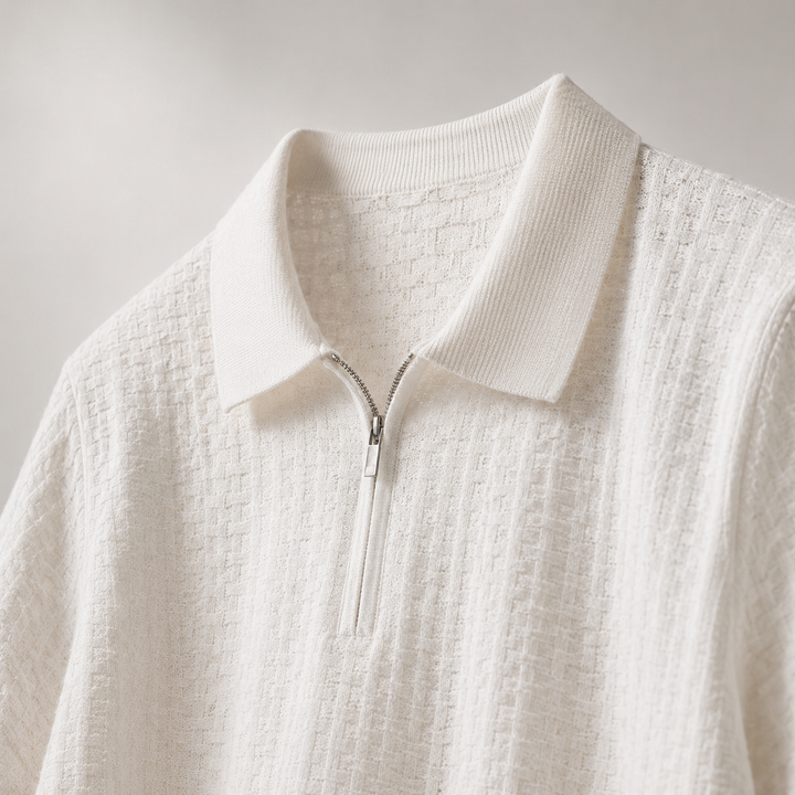 Santoro Waffle Knit Polo