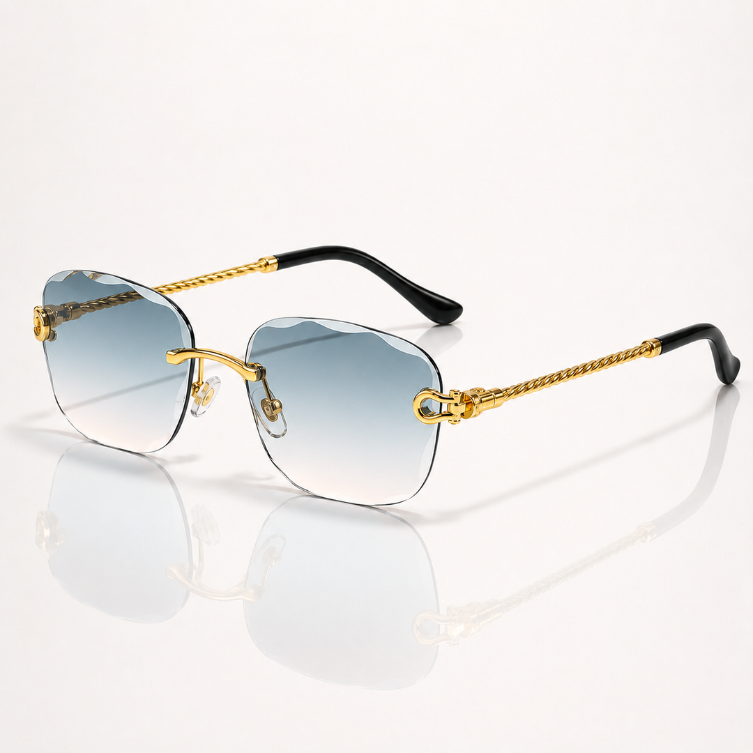 Skyline Gradient Rimless Sunglasses