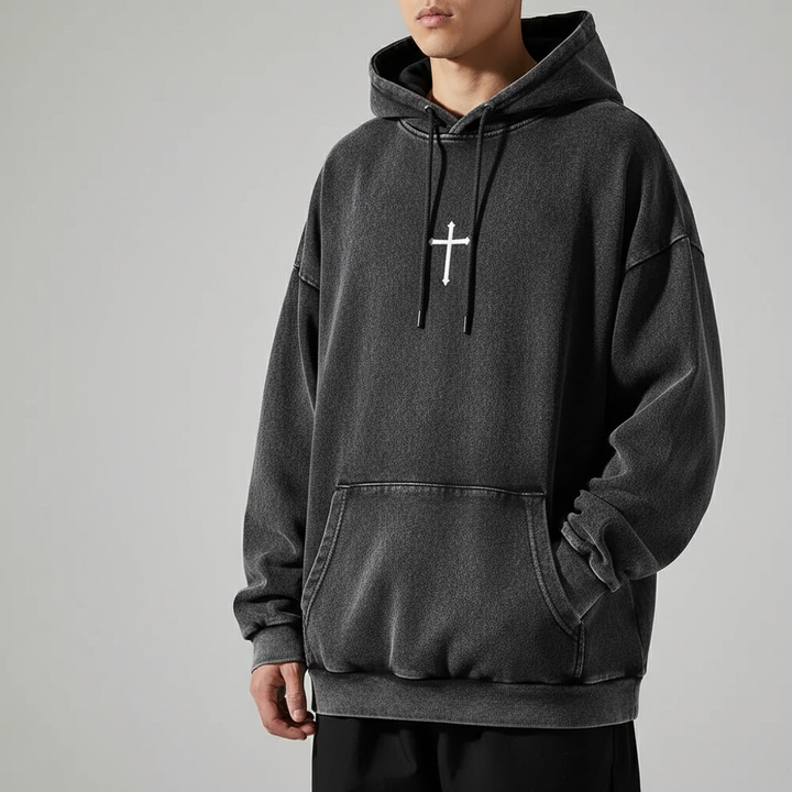 Ravenshade Psalm 91:11 Washed Cotton Hoodie