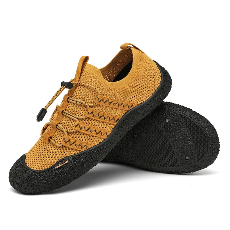 Unisex breathable hiking shoes with anti-slip outdoor sole