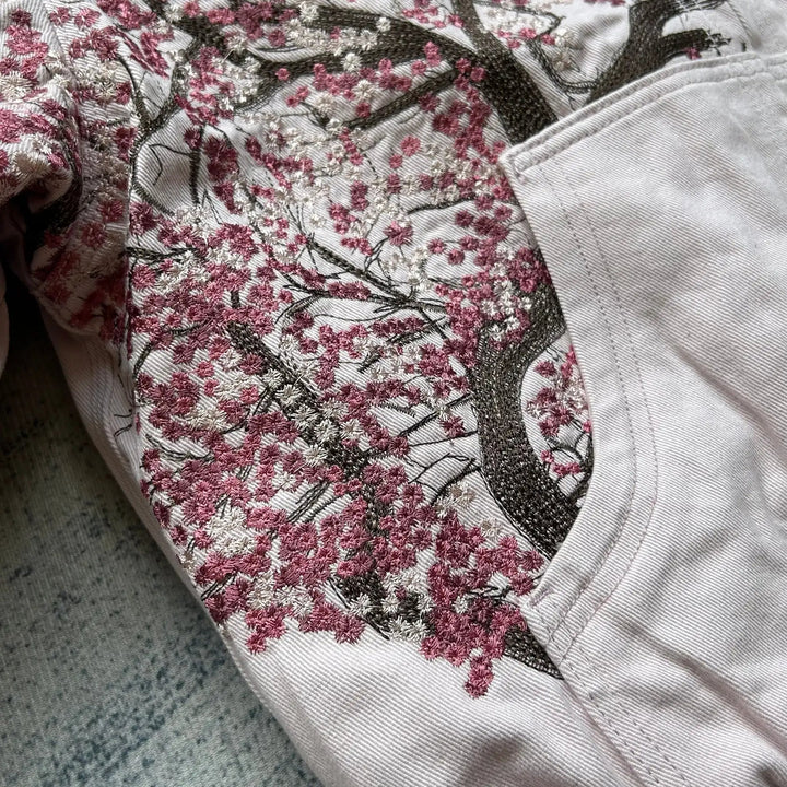 Unisex Cotton Blend Zip-Up Hoodie | Bold Blossom Streetwear Style 4