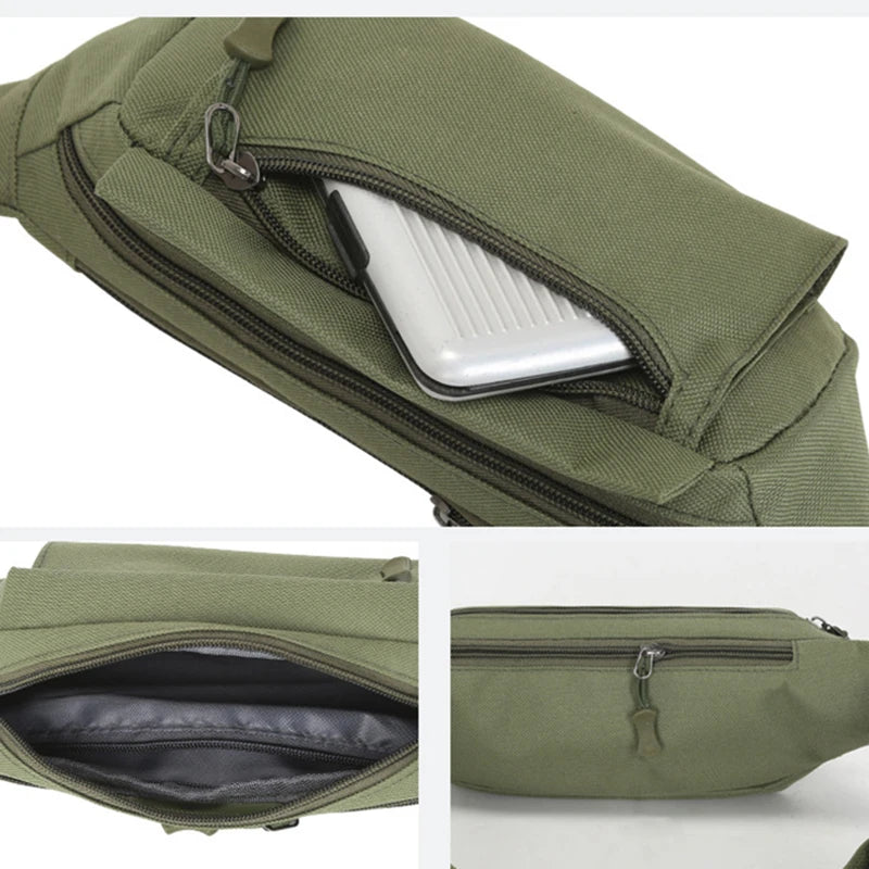 Unisex Oxford Cloth Tactical Waist Bag | Waterproof Everyday Utility Design 4