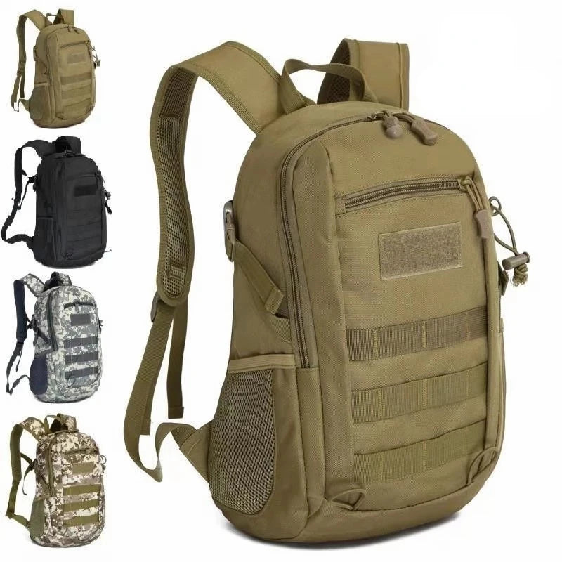 Scout mini tactical backpack with 15L compact waterproof design