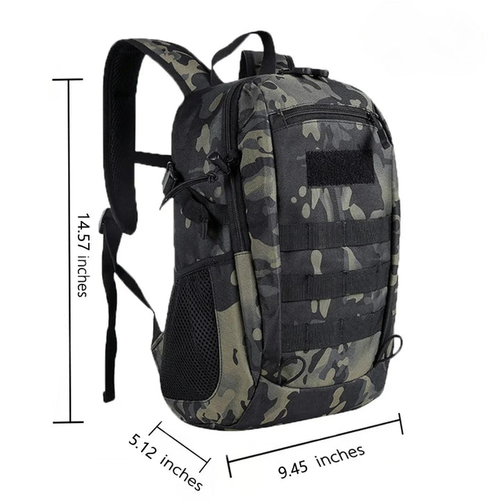Unisex Oxford Mini Tactical Backpack | Lightweight Waterproof Outdoor Essential 1