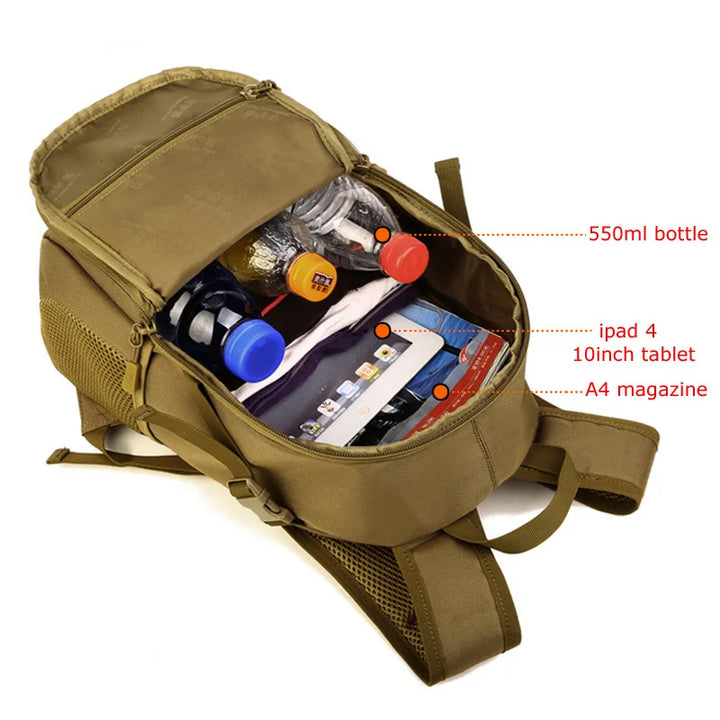 Unisex Oxford Mini Tactical Backpack | Lightweight Waterproof Outdoor Essential 3