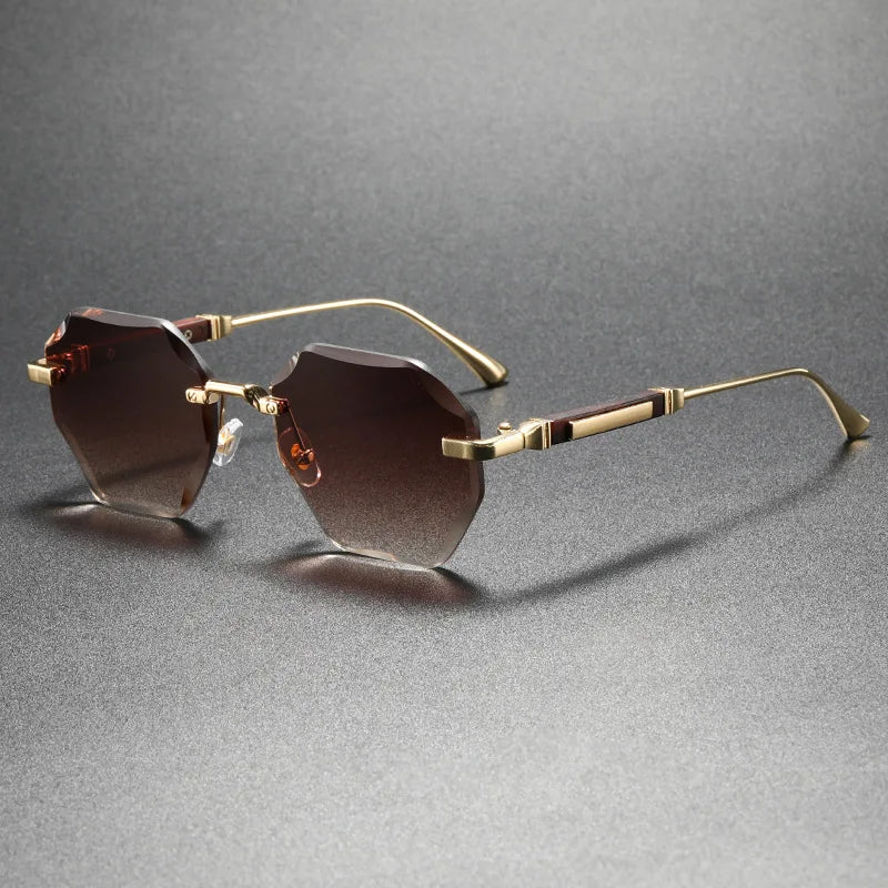Unisex Rimless Sunglasses | Lightweight Modern Outdoor Style