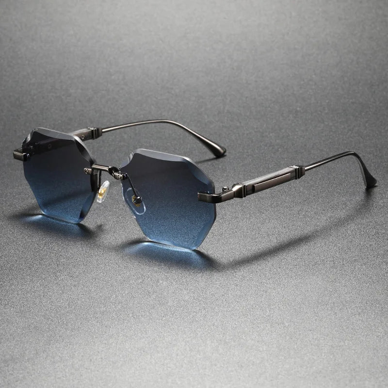 Unisex Rimless Sunglasses | Lightweight Modern Outdoor Style