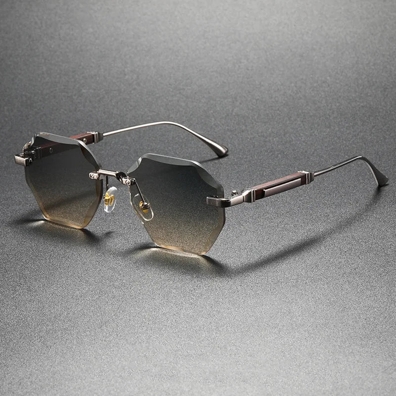 Unisex Rimless Sunglasses | Lightweight Modern Outdoor Style