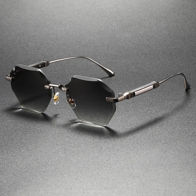 Unisex Rimless Sunglasses | Lightweight Modern Outdoor Style
