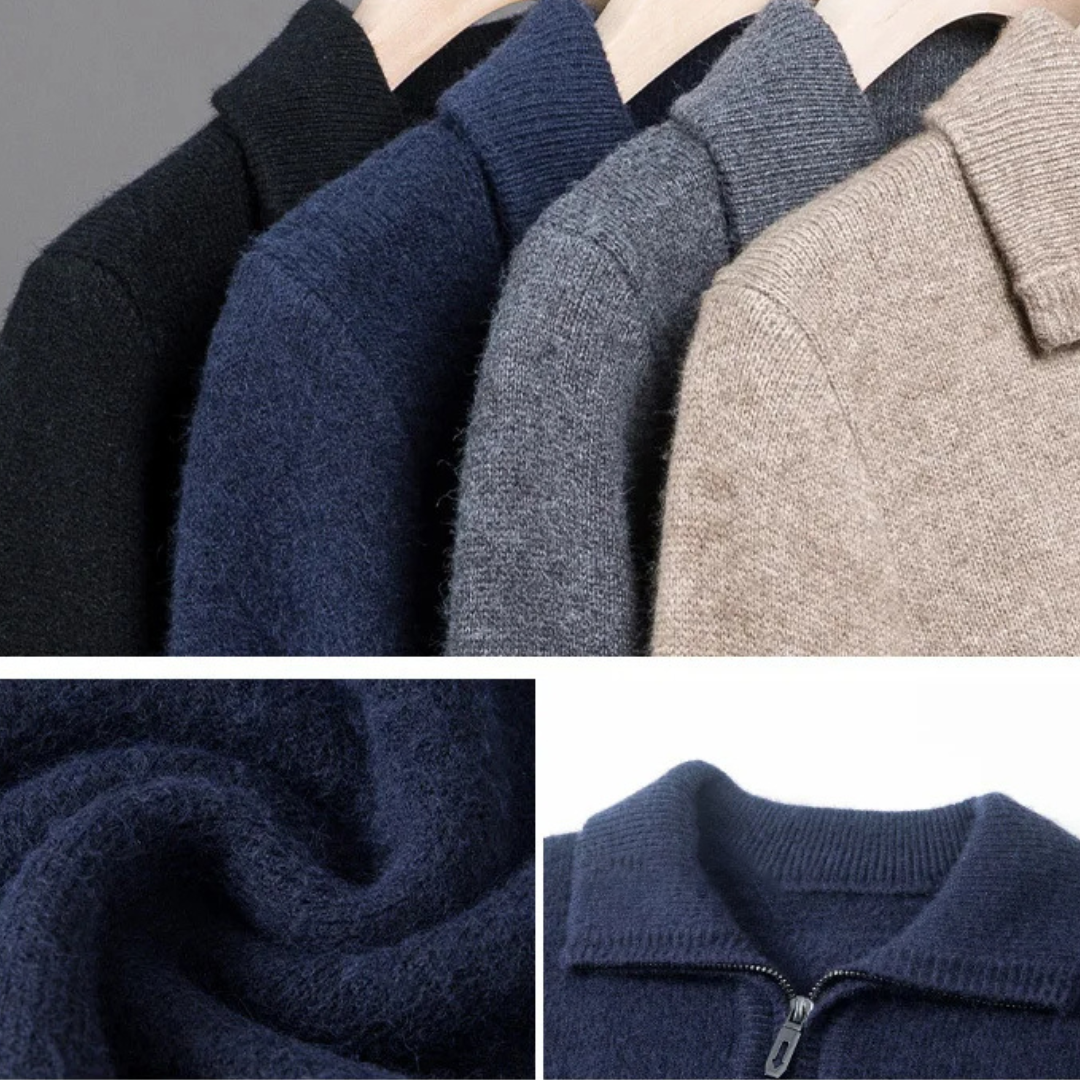 Alpaca Everest Zip Sweater