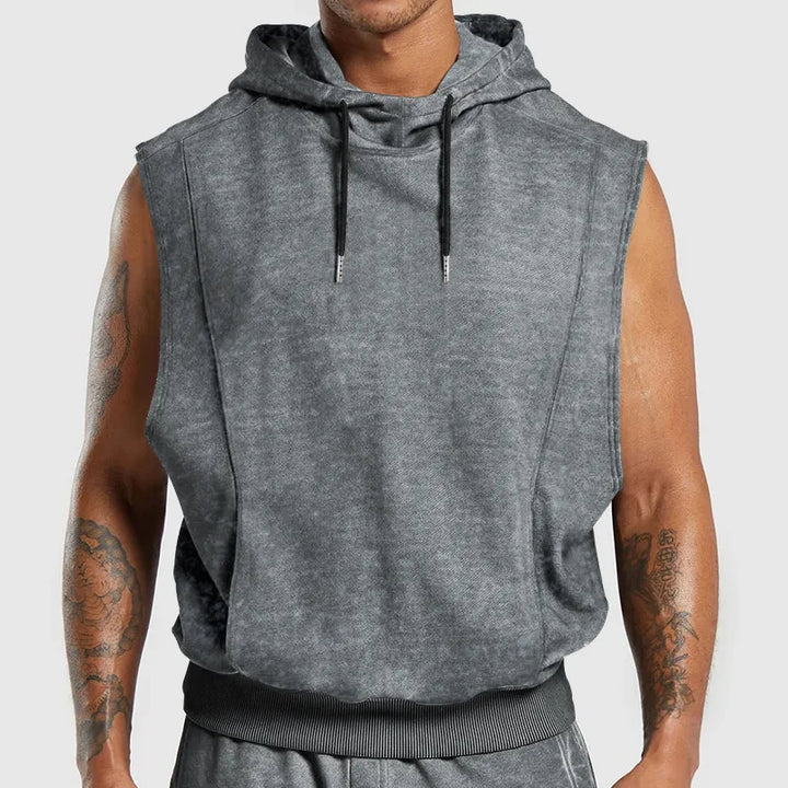 Wardlow Washed Sleeveless Hoodie