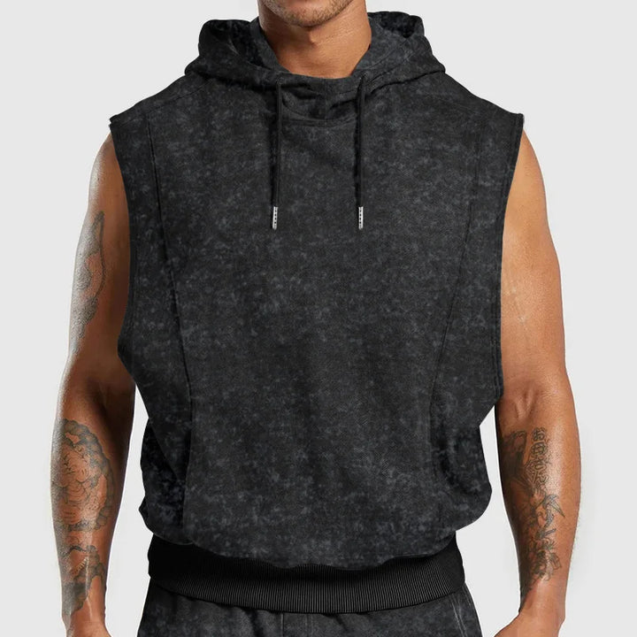 Wardlow Washed Sleeveless Hoodie