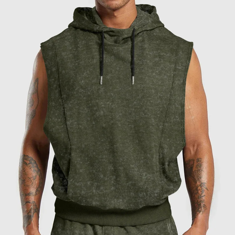Wardlow Washed Sleeveless Hoodie